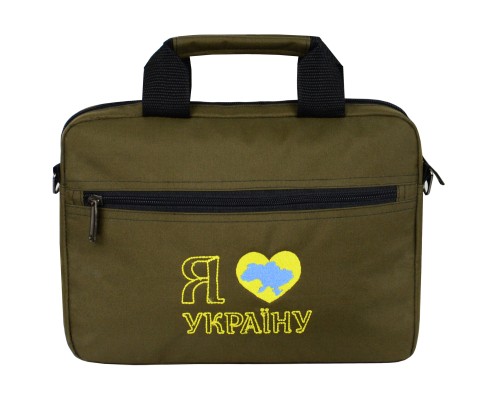 Сумка для ноутбука Porto 12'' PN12 LoveUkraine Green (PN12GR_LoveUkr)