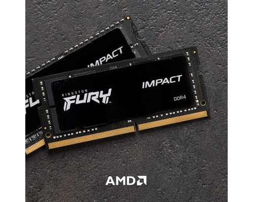Модуль пам'яті для ноутбука SoDIMM DDR4 16GB 3200 MHz Impact Kingston Fury (ex.HyperX) (KF432S20IB/16)