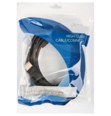 Кабель мультимедійний HDMI to HDMI 2.5m Ultra (UC77-0250)