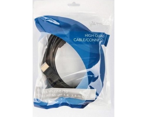 Кабель мультимедійний HDMI to HDMI 2.5m Ultra (UC77-0250)