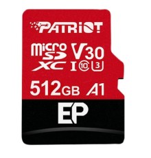 Карта пам'яті Patriot 512GB microSD class 10 UHS-I U3 (PEF512GEP31MCX)