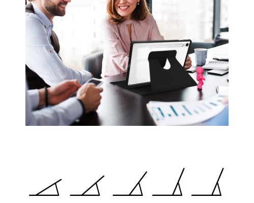 Чохол до планшета BeCover Keyboard 360° Rotatable Samsung Tab S9 (SM-X710/SM-X716)/S9 FE (SM-X510/SM-X516B) 11.0