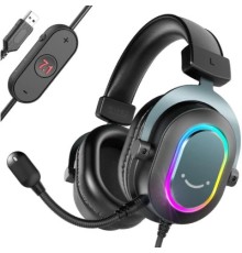 Навушники Fifine H6 RGB 7.1 Black (H6)
