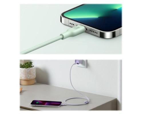 Дата кабель USB-C to Lightning 0.9m 541 Bio-Based Green Anker (A80A1G61)