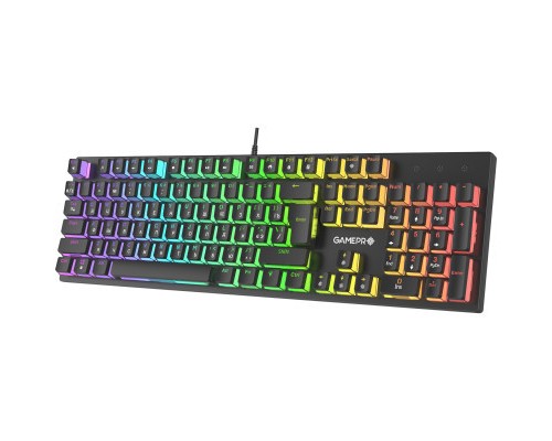 Клавіатура GamePro MK85R Red Switch RGB USB Black (MK85R)