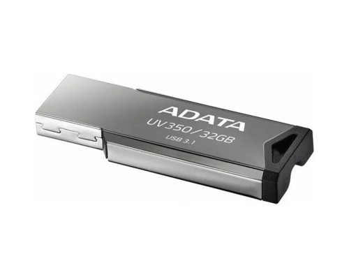 USB флеш накопичувач ADATA 32GB UV350 Metallic USB 3.2 (AUV350-32G-RBK)