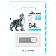USB флеш накопичувач Wibrand 64GB Irbis Silver USB 2.0 (WI2.0/IR64U3S)