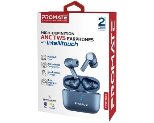 Навушники Promate ProPods Blue (propods.blue)
