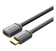 Кабель мультимедійний HDMI M to HDMI F 2.0m V2.0 4K 60Hz PVC Vention (AHCBH)