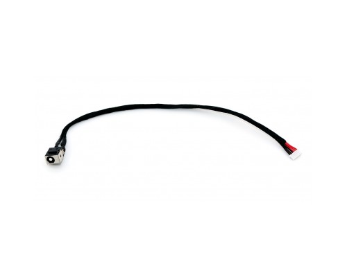 Роз'єм живлення ноутбука з кабелем для Lenovo PJ520 (5.5mm x 2.5mm), 6-pin, 20 см Универсальный (A49027)