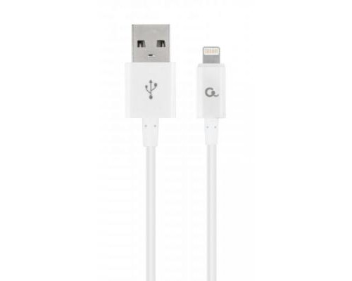 Дата кабель USB 2.0 AM to Lightning 2.0m Cablexpert (CC-USB2P-AMLM-2M-W)