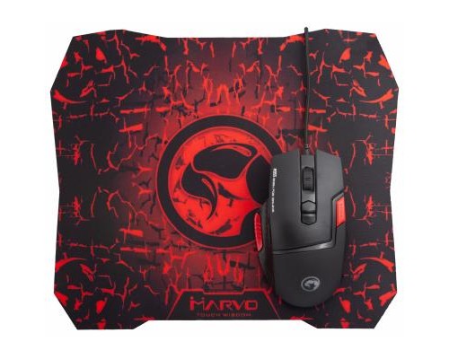 Мишка Marvo M355+G1 USB Black (M355+G1)