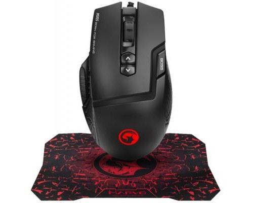 Мишка Marvo M355+G1 USB Black (M355+G1)