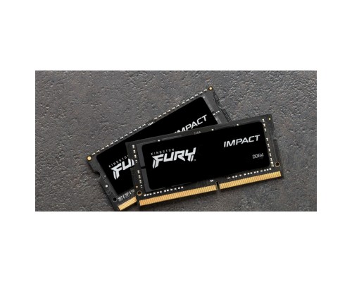 Модуль пам'яті для ноутбука SoDIMM DDR4 32GB (2x16GB) 3200 MHz Impact Kingston Fury (ex.HyperX) (KF432S20IBK2/32)
