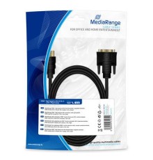 Кабель мультимедійний HDMI to DVI 2.0m MRCS185 Mediarange (MRCS185)