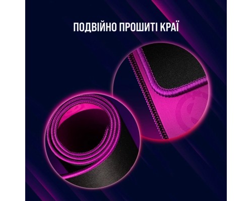 Килимок для мишки Lorgar Main 319 Black/Purple (LRG-GMP319)