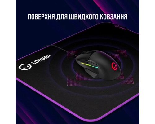 Килимок для мишки Lorgar Main 319 Black/Purple (LRG-GMP319)