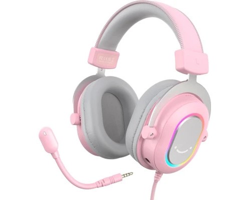 Навушники Fifine H6 RGB 7.1 Pink (H6P)