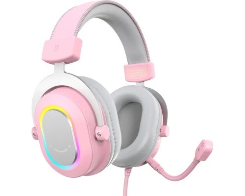 Навушники Fifine H6 RGB 7.1 Pink (H6P)