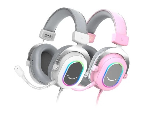 Навушники Fifine H6 RGB 7.1 Pink (H6P)