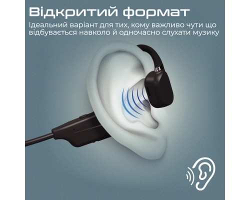 Навушники Promate Ripple Black (ripple.black)