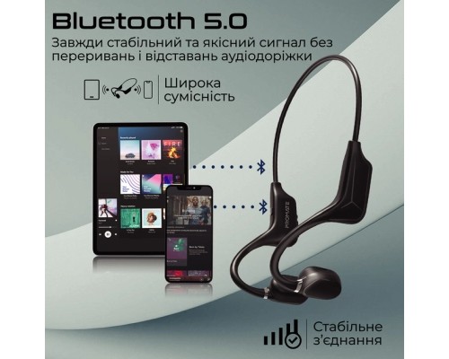 Навушники Promate Ripple Black (ripple.black)