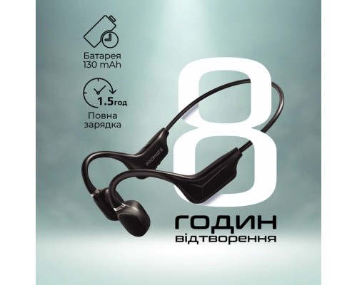 Навушники Promate Ripple Black (ripple.black)