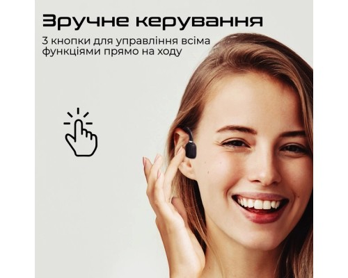 Навушники Promate Ripple Black (ripple.black)