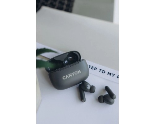 Навушники Canyon TWS-10 OnGo ANC ENC Graphite (CNS-TWS10B)