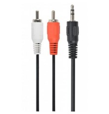 Кабель мультимедійний Jack 3.5mm папа/2RCA папа Cablexpert (CCA-458-10M)