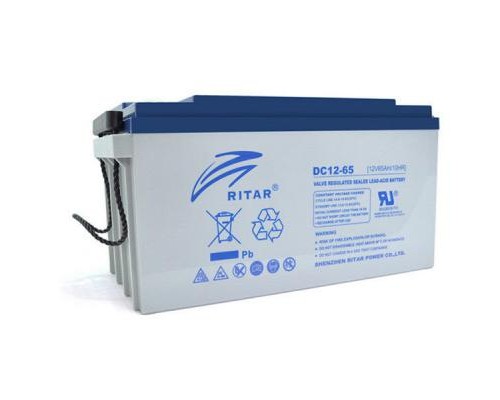 Батарея до ДБЖ Ritar AGM DC12-65, 12V-65Ah (DC12-65)