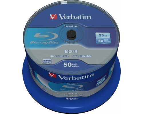 Диск BD Verbatim 25Gb 6x Cacke 50шт Datalife (43838)