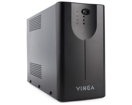 Пристрій безперебійного живлення Vinga LED 2000VA metall case (VPE-2000M)