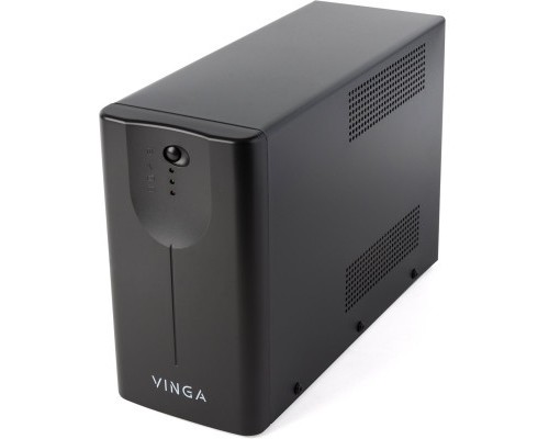 Пристрій безперебійного живлення Vinga LED 2000VA metall case (VPE-2000M)