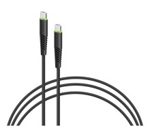 Дата кабель USB-C to USB-C 0.2m CBFLEXTT0 60W Intaleo (1283126559495)