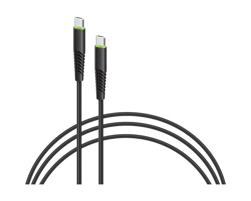 Дата кабель USB-C to USB-C 0.2m CBFLEXTT0 60W Intaleo (1283126559495)