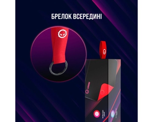 Килимок для мишки Lorgar Main 323 Black/Red (LRG-GMP323)