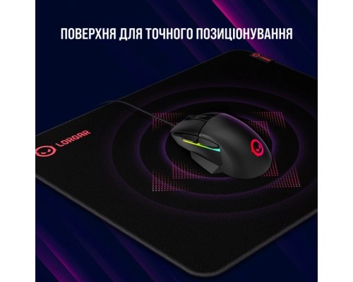 Килимок для мишки Lorgar Main 323 Black/Red (LRG-GMP323)