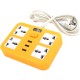 Мережевий фільтр живлення Voltronic TВ-Т15, 4роз, 3*USB Yellow (ТВ-Т15-Yellow)