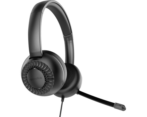 Навушники Speedlink METIS USB Stereo Headset 3.5mm Jack with USB Soundcard Black (SL-870007-BK)