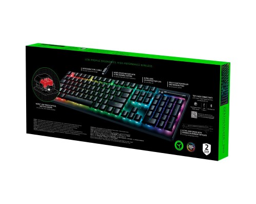 Клавіатура Razer DeathStalker V2 Pro Wireless Red Switch UA Black (RZ03-04360800-R3M1)