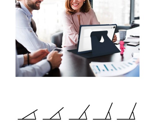 Чохол до планшета BeCover Keyboard 360° Rotatable Samsung Tab S9 (SM-X710/SM-X716)/S9 FE (SM-X510/SM-X516B) 11.0