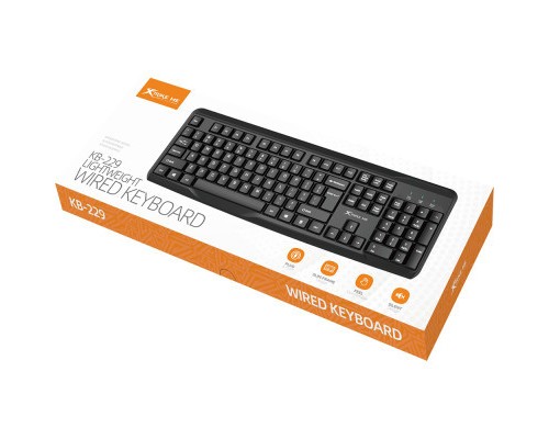 Клавіатура Xtrike ME KB-229 USB UA Black (KB-229UA)
