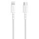 Дата кабель USB-C to Lightning 1.8m V3 Powerline Select+ White Anker (A8618H21)