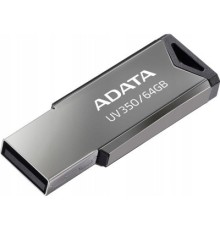 USB флеш накопичувач ADATA 64GB UV350 Metallic USB 3.2 (AUV350-64G-RBK)