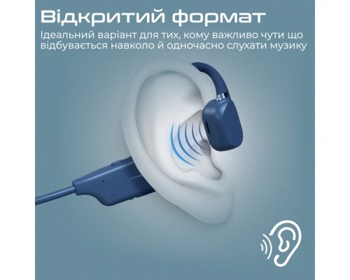 Навушники Promate Ripple Blue (ripple.blue)