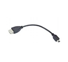 Дата кабель OTG USB 2.0 AF to Mini 5P 0.15m Cablexpert (A-OTG-AFBM-002)