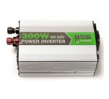 Автомобільний інвертор 24V/220V 300W, USB 5V 1A, HYM300-242 PowerPlant (KD00MS0002)
