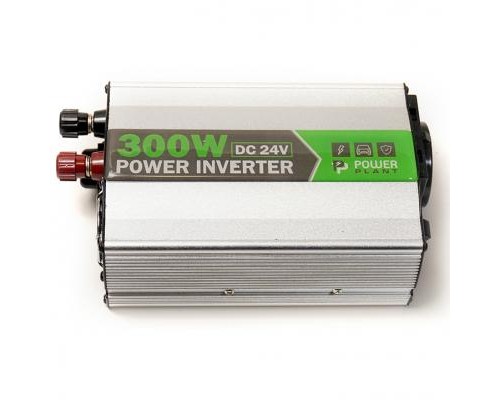 Автомобільний інвертор 24V/220V 300W, USB 5V 1A, HYM300-242 PowerPlant (KD00MS0002)