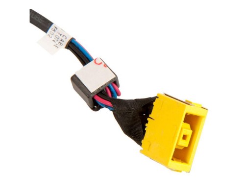 Роз'єм живлення ноутбука з кабелем для Lenovo PJ585 (прямоугольный + center pin), 5-p Универсальный (A49071)